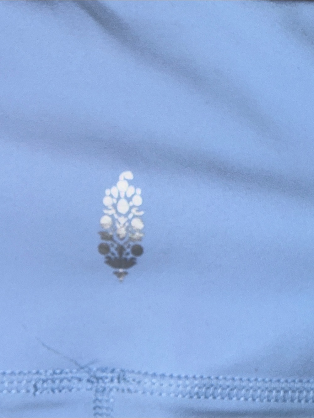 FREE PEOPLE Movement Sky Blue 7/8 Leggings Small Yoga Athleisure Workout - Picture 3 of 7